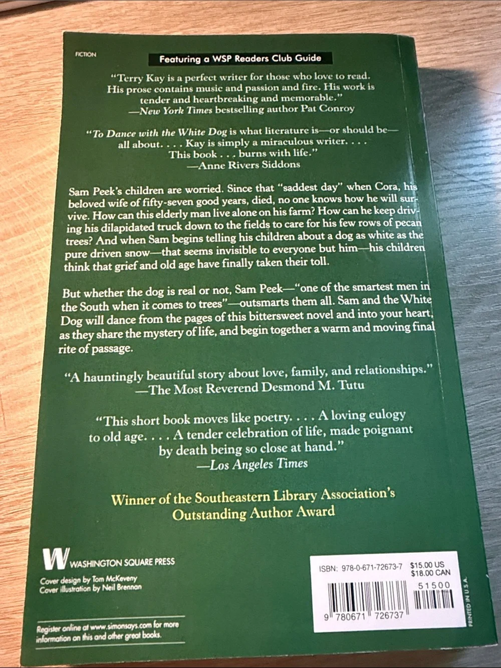 To Dance with the White Dog — (Dark Green Cover)